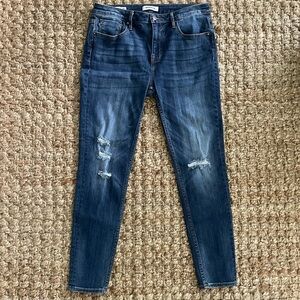 Vigoss Jagger Skinny Jeans Size 31 – Distressed Dark Wash Stretch Denim